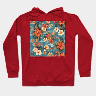 Hawaiian Print - Seamless Hoodie